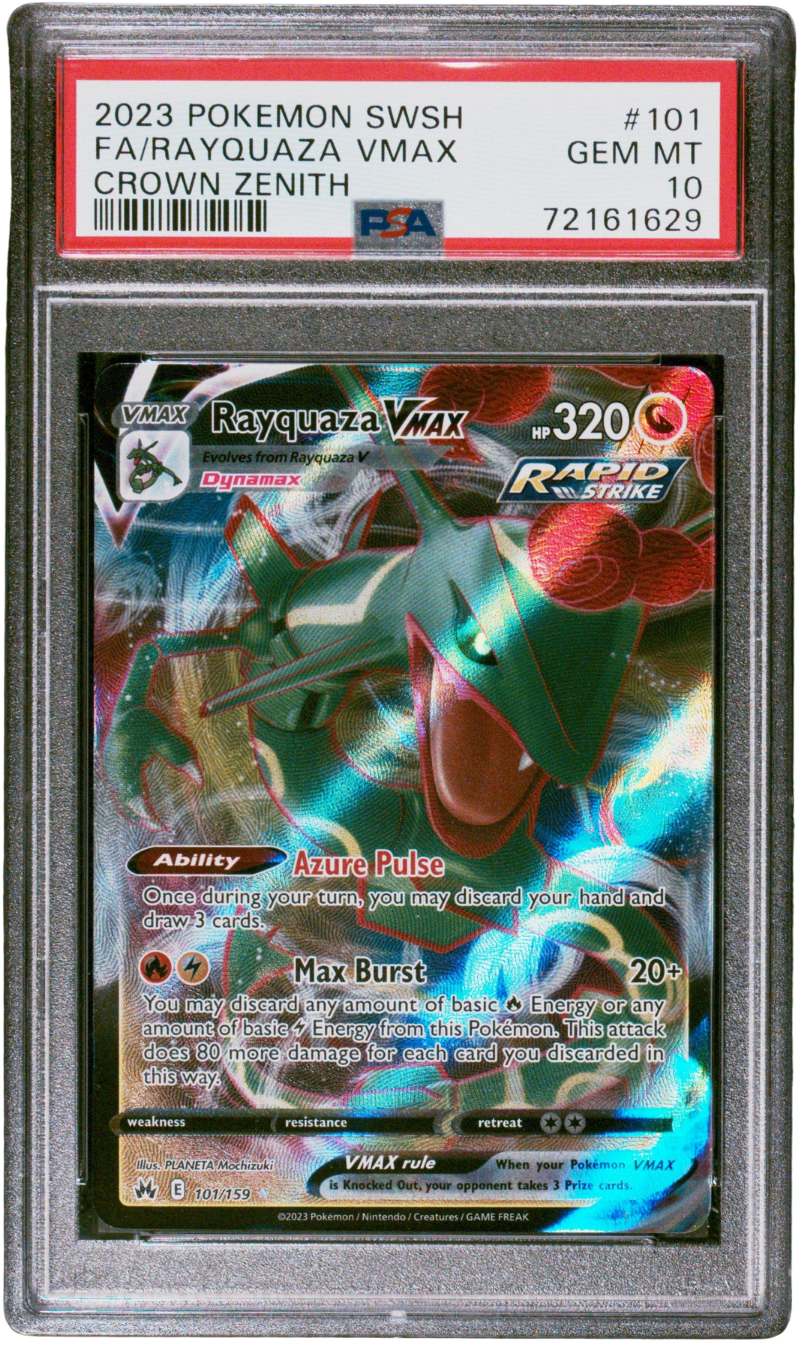 Rayquaza VMAX PSA Graded Card